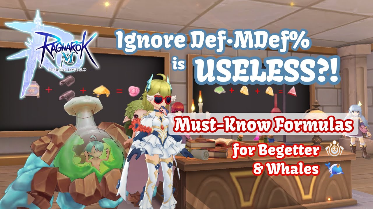 Is your Ignore Def%/MDef% TOO HIGH? Must-Know Formulas for Begetter & Whales!!
