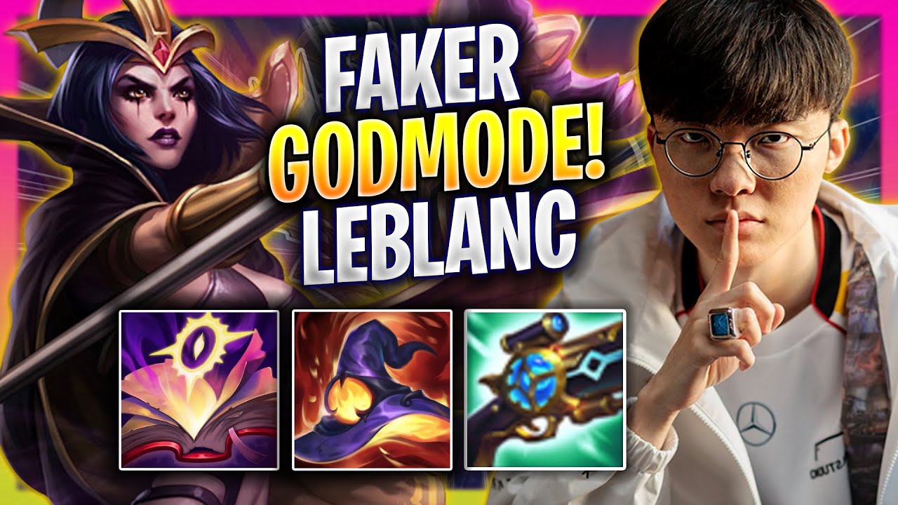 FAKER LITERALLY GOD MODE WITH LEBLANC! - T1 Faker Plays Leblanc MID vs Vladimir! | Season 2025