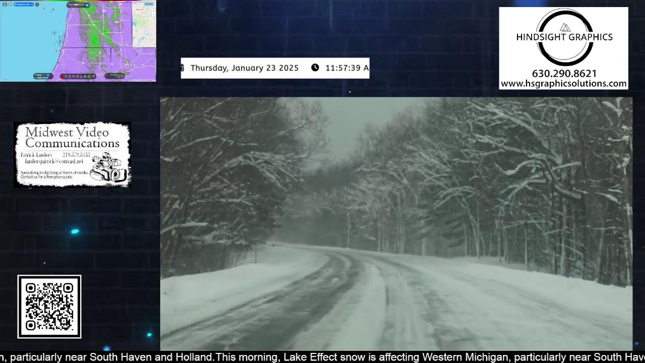 Heavy lake effect across western Michigan! 