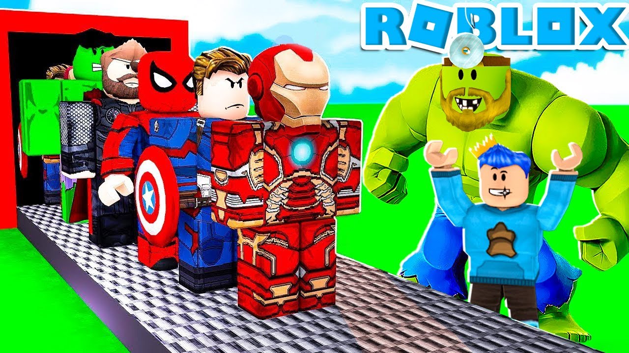 AKU MEMBUAT SEKOLAH SUPERHERO DENGAN 1.000 PASUKAN SUPERHERO DI ROBLOX!!!