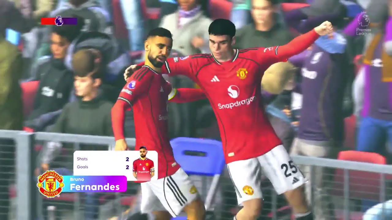 EA SPORTS FC · MANCHESTER UNITED vs. ASTON VILLA in ENGLISH PREMIER LEAGUE MATCH!