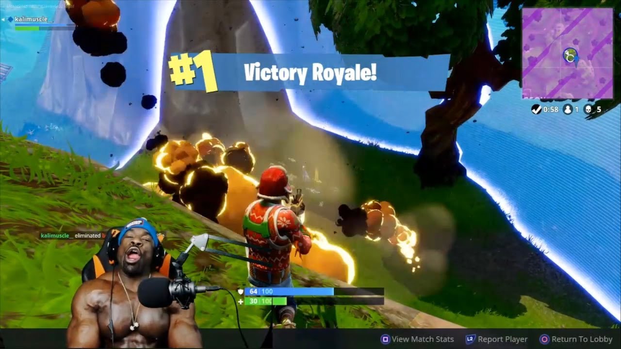 MY THIRD #1 SOLO WIN - Fortnite: Battle Royale| Kali Muscle