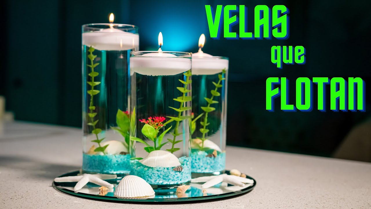 VELAS que FLOTAN?? 😱 / Decoración Verano 2023 / Velas Flotantes