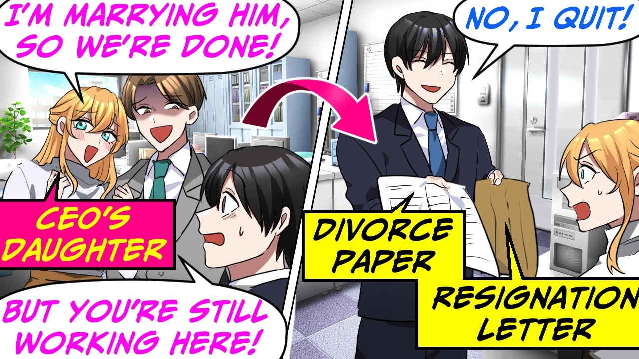 Моя жена, дочь генерального директора, изменила мне с парнем моложе! [RomCom Manga Dub]