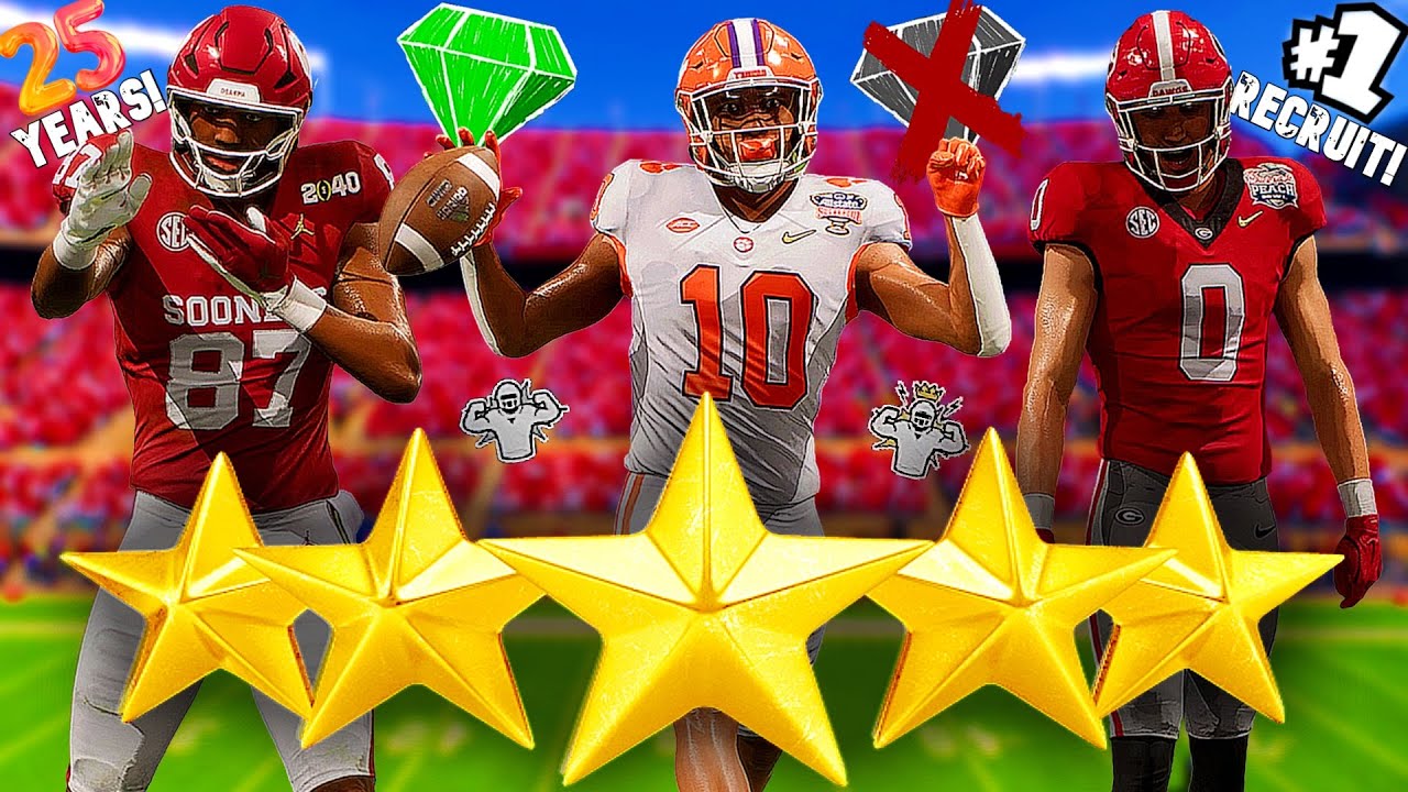 I Followed the Careers of EVERY Number 1 OVERALL Recruit in 25 Years of College Football 26 Dynasty!