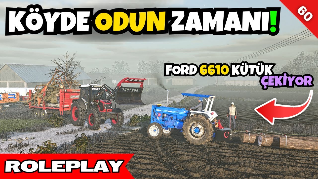 Muhtar İzin Verdi! Tarladaki Ağa&ccedil;ları K&ouml;k&uuml;nden S&ouml;kt&uuml;m! | Fs25 Ger&ccedil;ek Hayat S7 B60