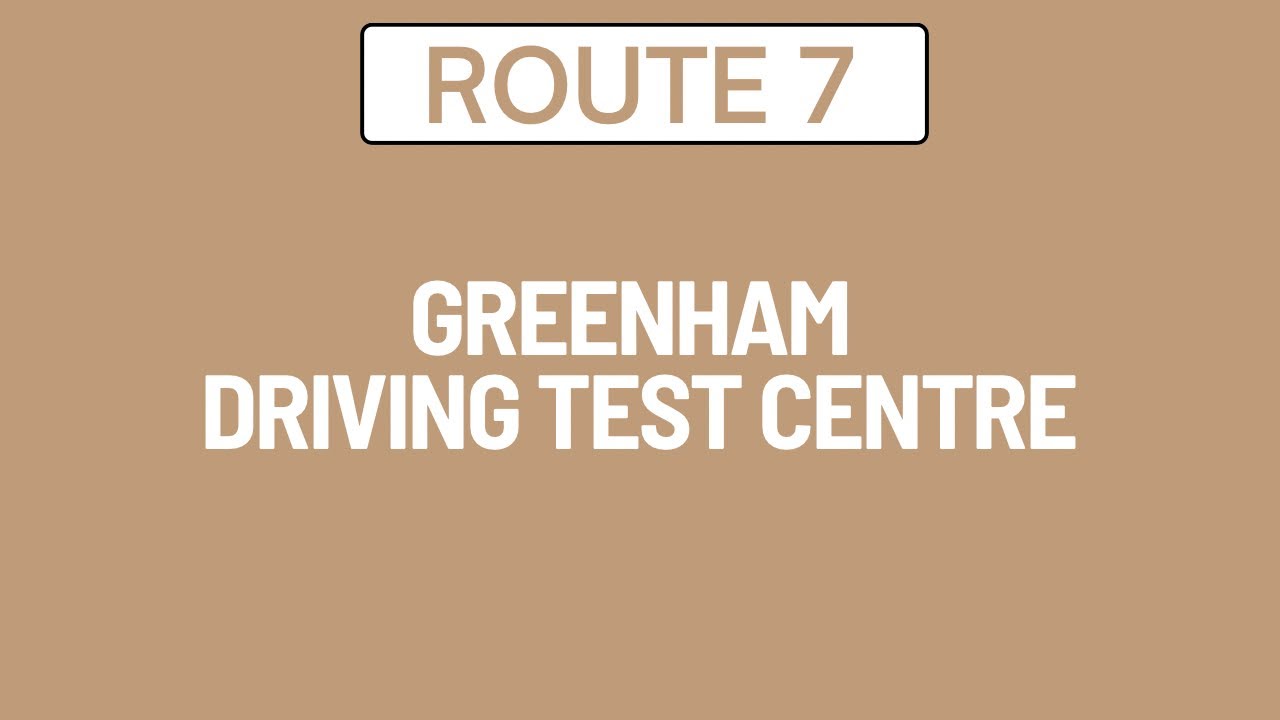 Greenham Driving Test Route 7