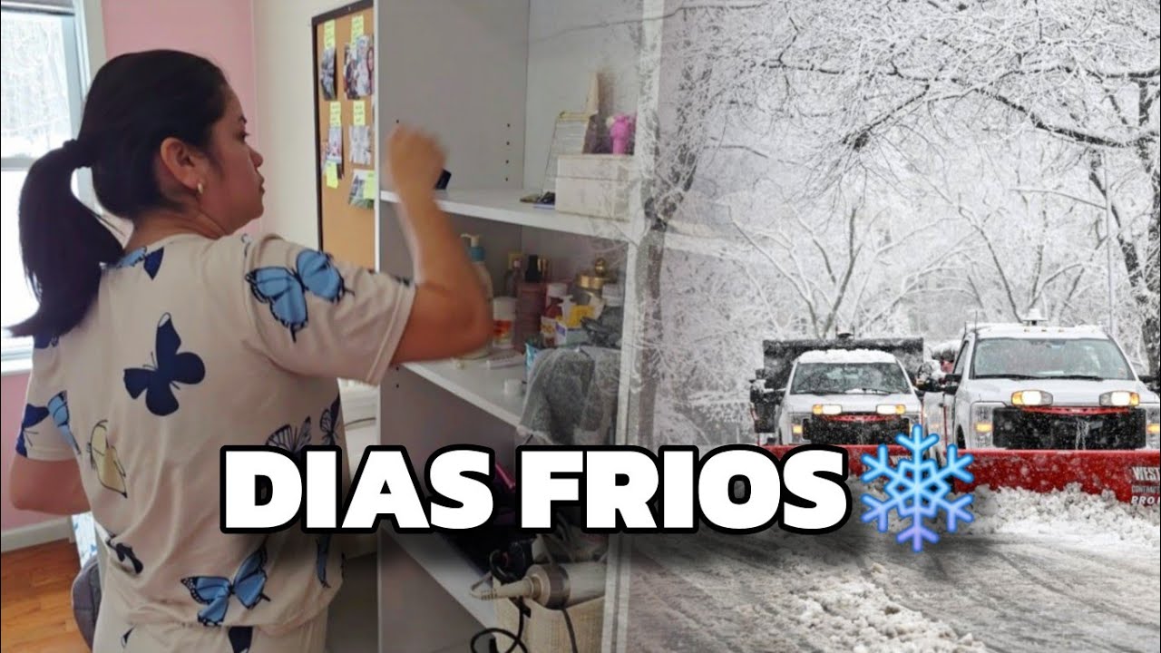 Limpieza de cuarto pequeño| Tormenta invernal 2026 ❄️