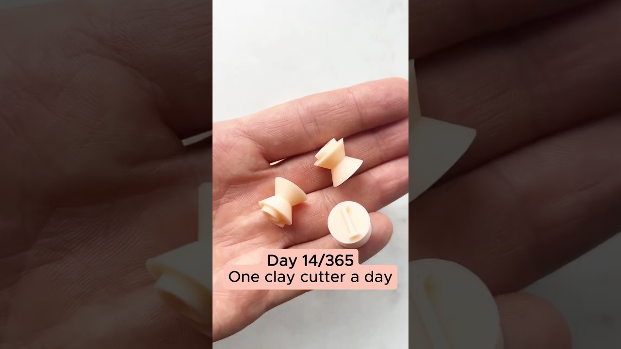 One Clay Cutter a Day 14/365 🔤 Letters & Numbers Stamps | Blender + 3D Print 