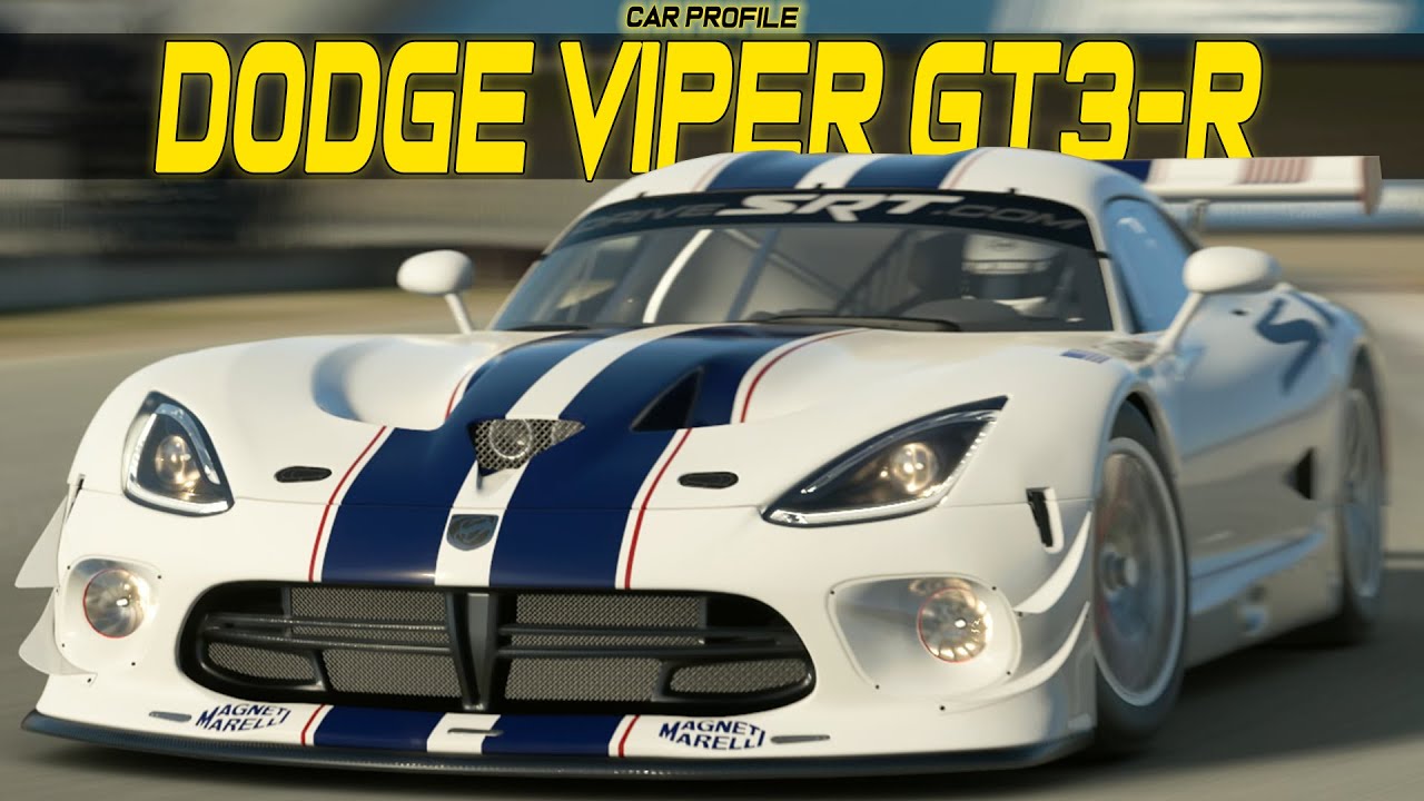 🐍 THIS was a SURPRISE... Dodge Viper SRT GT3-R || Gran Turismo Car Profile