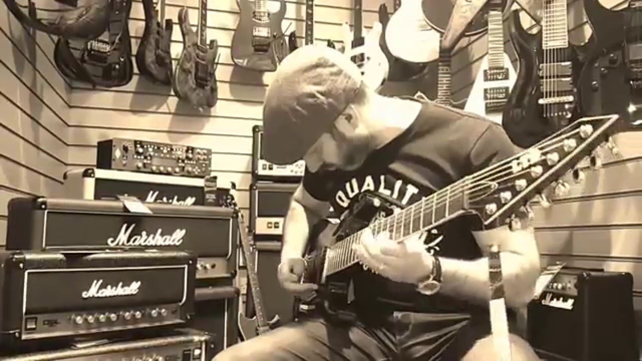 ESP LTD SC 607 quick guitar test/demonstration - overdriven/rythm