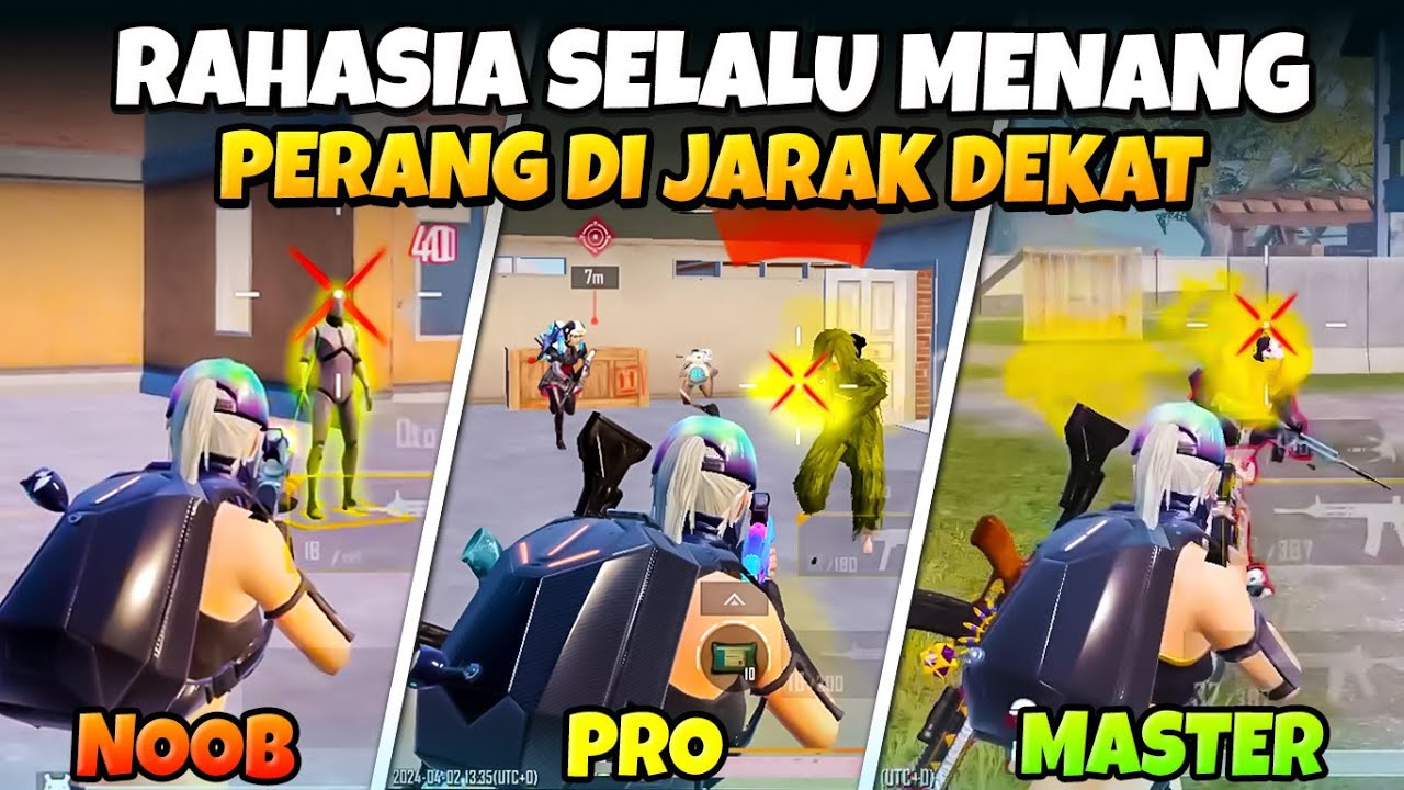 CARA MENJADI PRO PLAYER DARI NOOB PLAYER PUBG MOBILE | TUTORIAL CLOSE COMBAT PUBG MOBILE