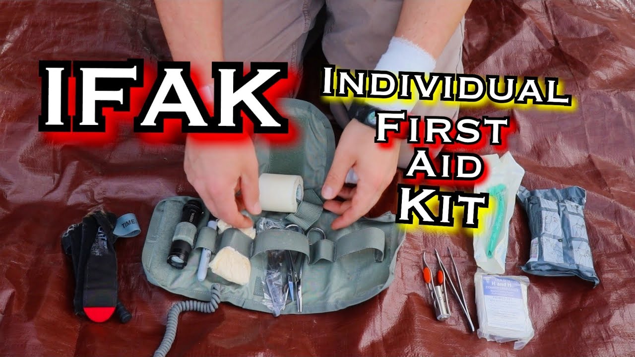 IFAK - INDIVIDUAL FIRST AID KIT - Military Issued & Modified
