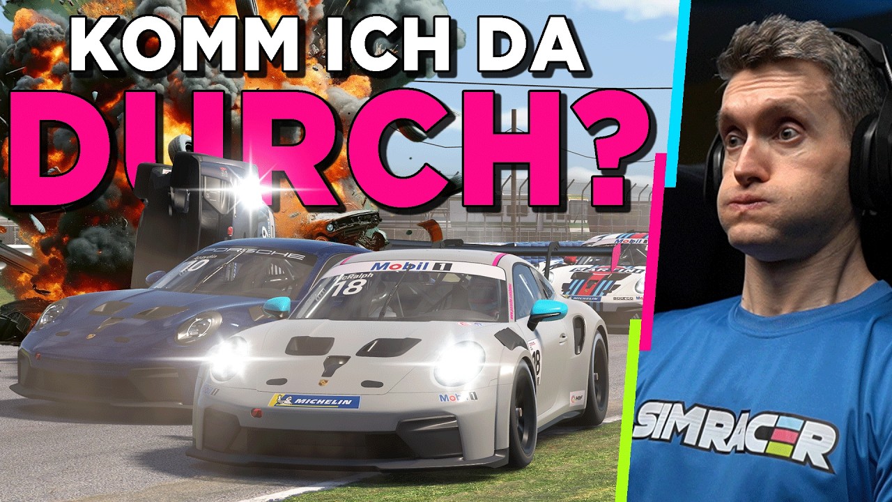 Komm ich durch den Chaos-Start?! | iRacing Porsche Cup Sebring