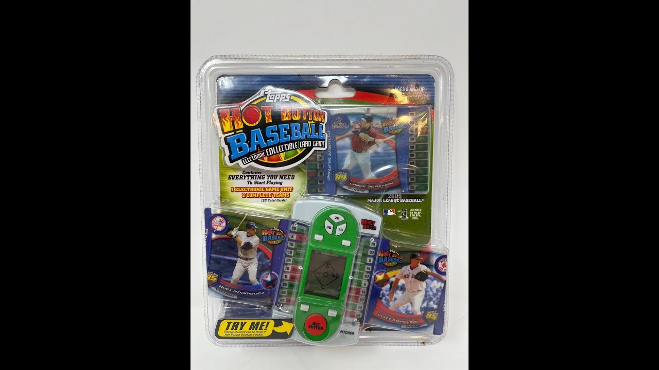Topps Hot Button Baseball - Electronic CCG (Collectible Card Game) Demonstration