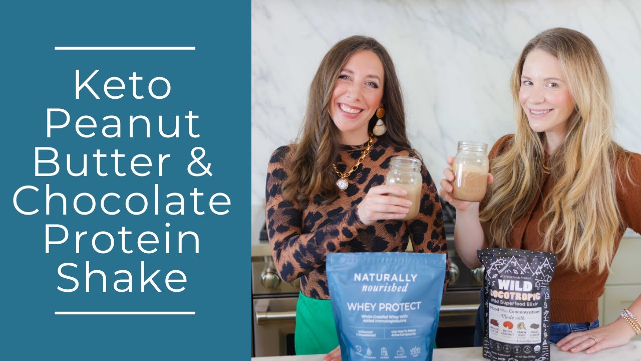 Keto Peanut Butter Chocolate Protein Shake