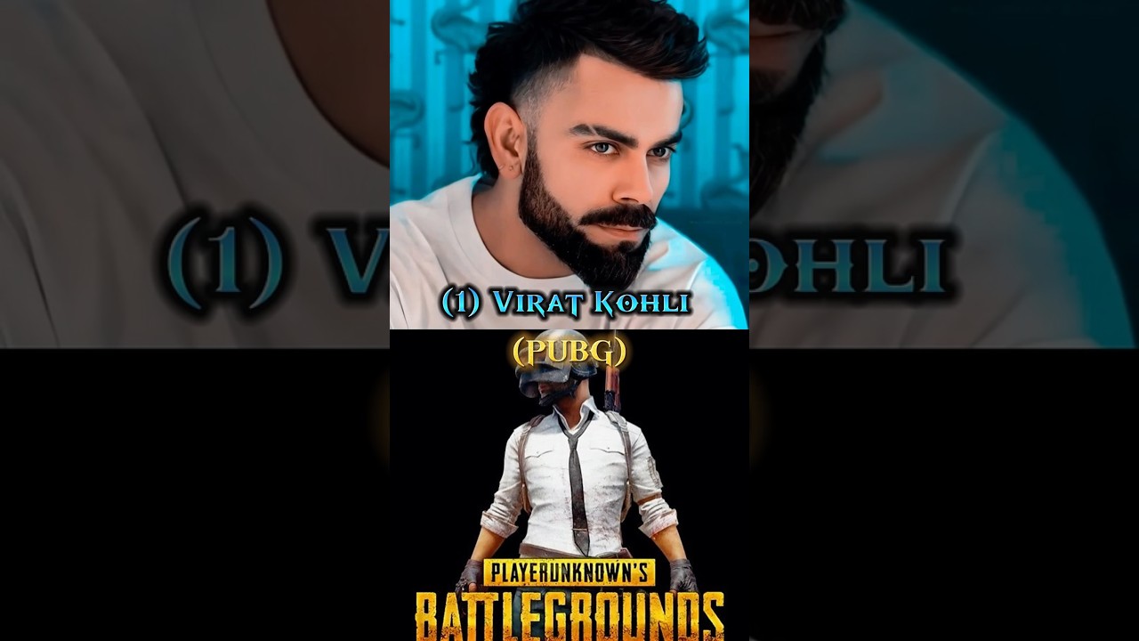 🇮🇳Top 10 Cricketers & Their Fav Mobile Games! 🎮🏏 #Shortsfeed #cricketlover