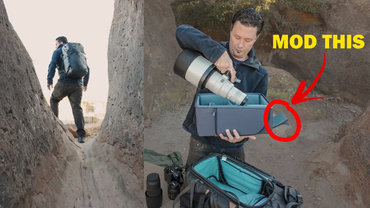 How I TRAVEL & Hike (COMFORTABLY) With A Big Prime Lens: Wildlife Photography