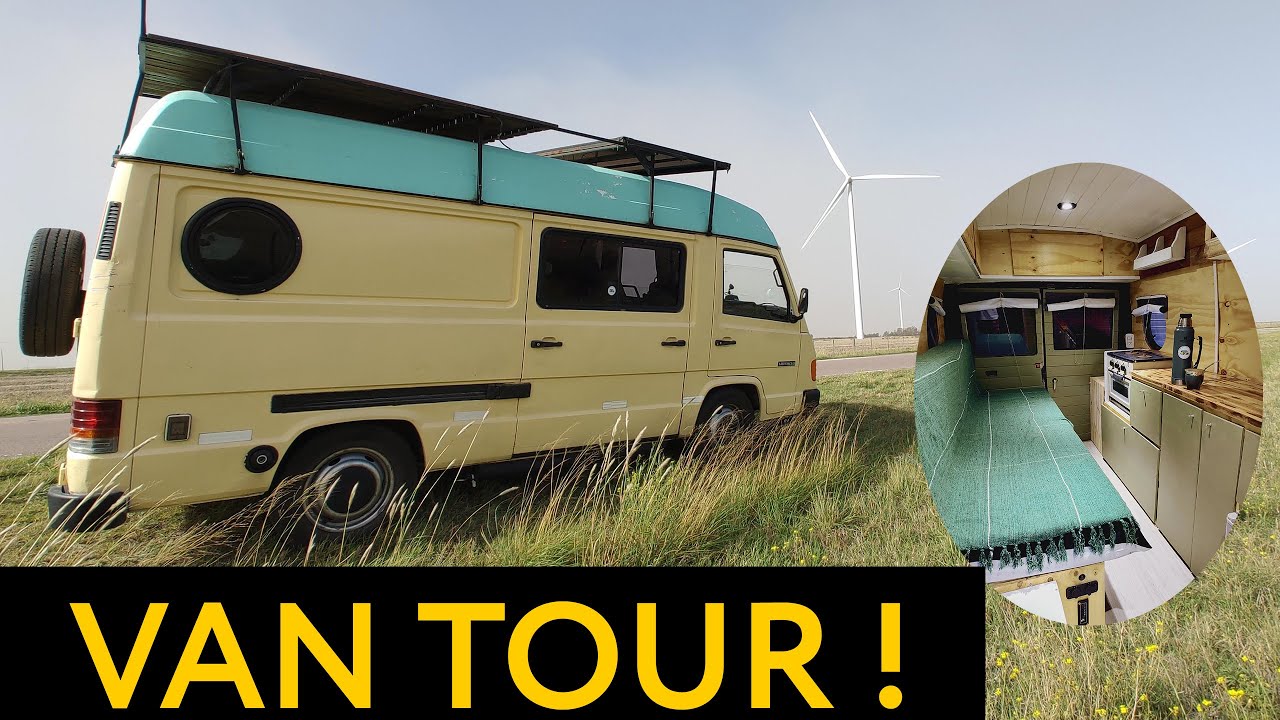 T1E3 🔔 Lo tiene TODO: IMPERDIBLE primer VAN TOUR de MOTORHOME MB180🚙