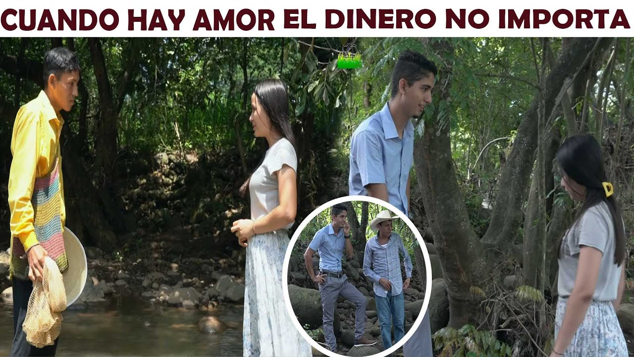 Esta joven campesina no halla que hacer con tantos pretendientes.