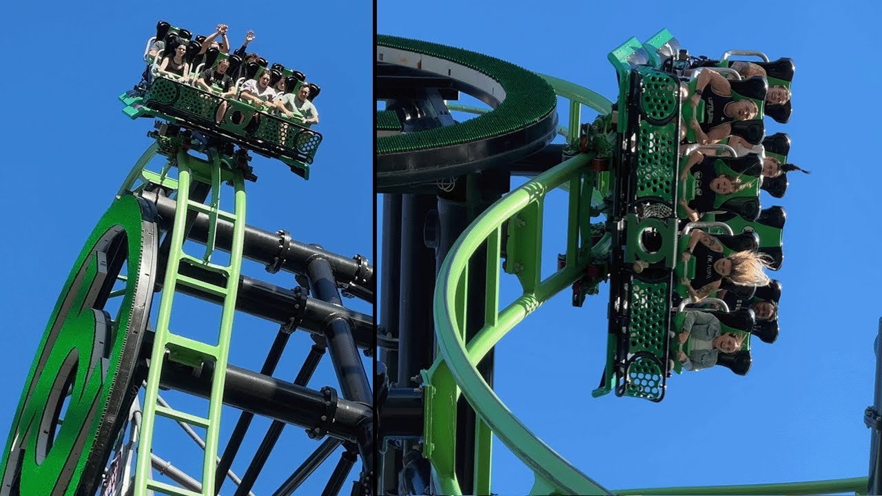 Green Lantern Coaster at Movie World Gold Coast