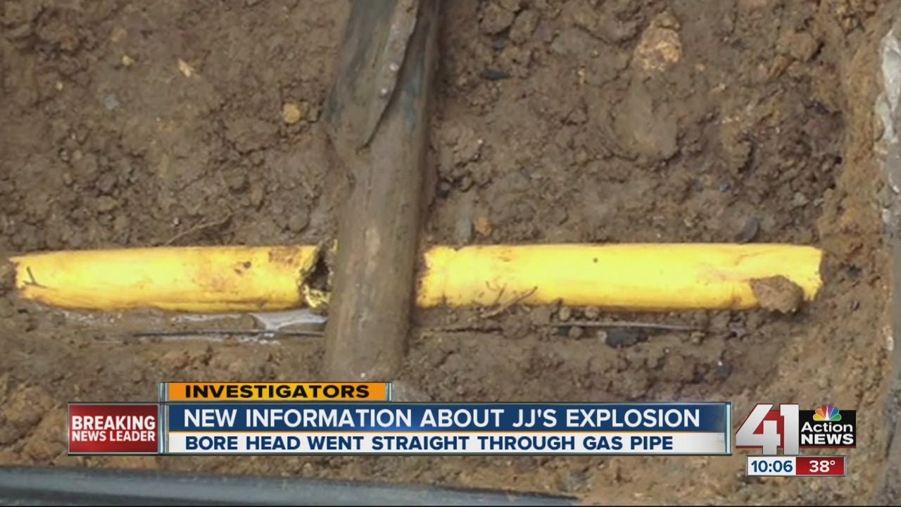 Attorney: Photo shows boring equipment went through gas line near JJ's restaurant