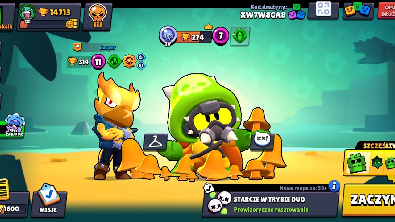 Jesteśmy dobrym duo w Brawl Stars z 