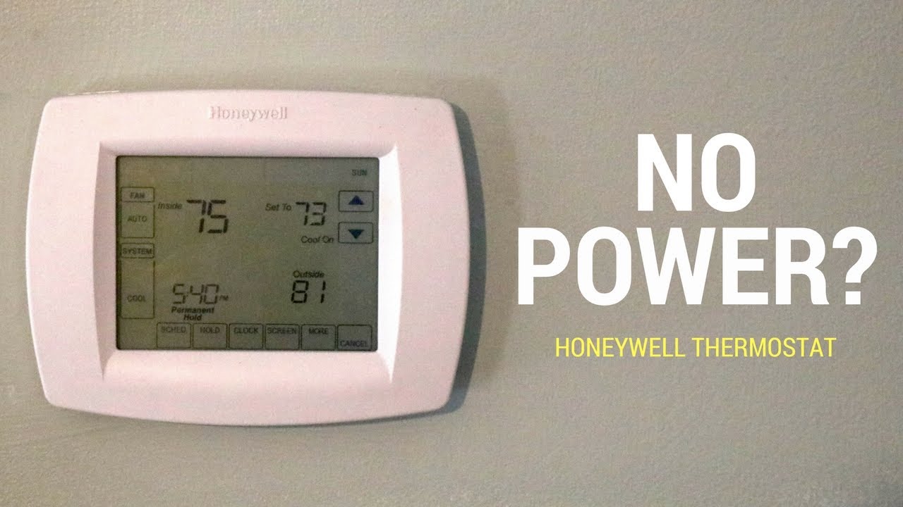 Нет питания на термостате Honeywell? Вот решение.