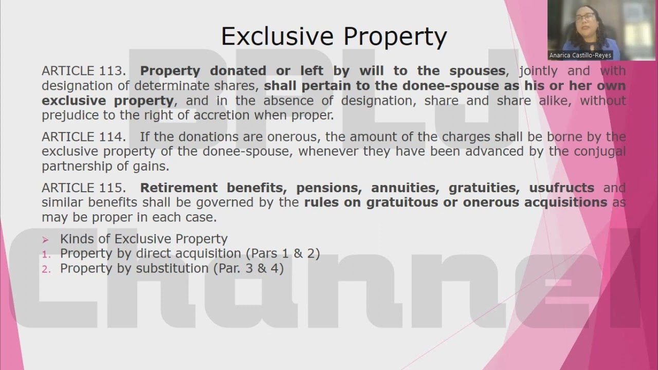 Family Code - Conjugal Partnership of Gains