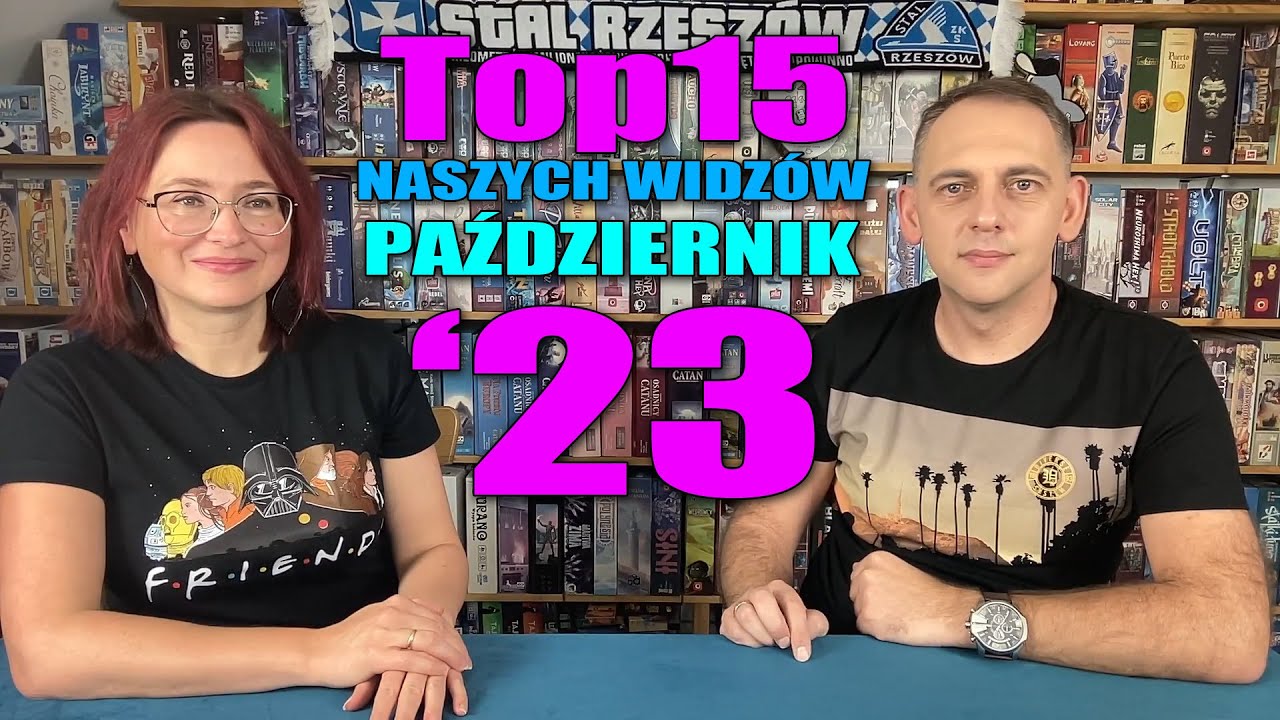Najlepsze gry października (TOP15) wg widzów Planszowych Newsów || Planszowe wieści ||  #125 Live PN