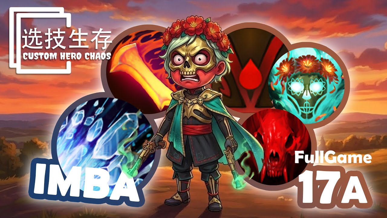 Muerta Round 53 With IMBA Skills Combo Easy PVP - Dota 2 Custom Hero Chaos