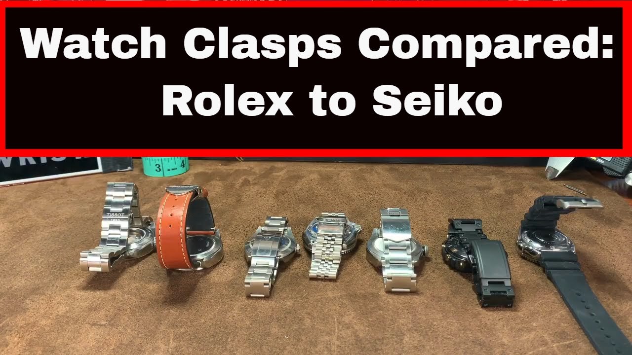Clasps and Buckles Compared