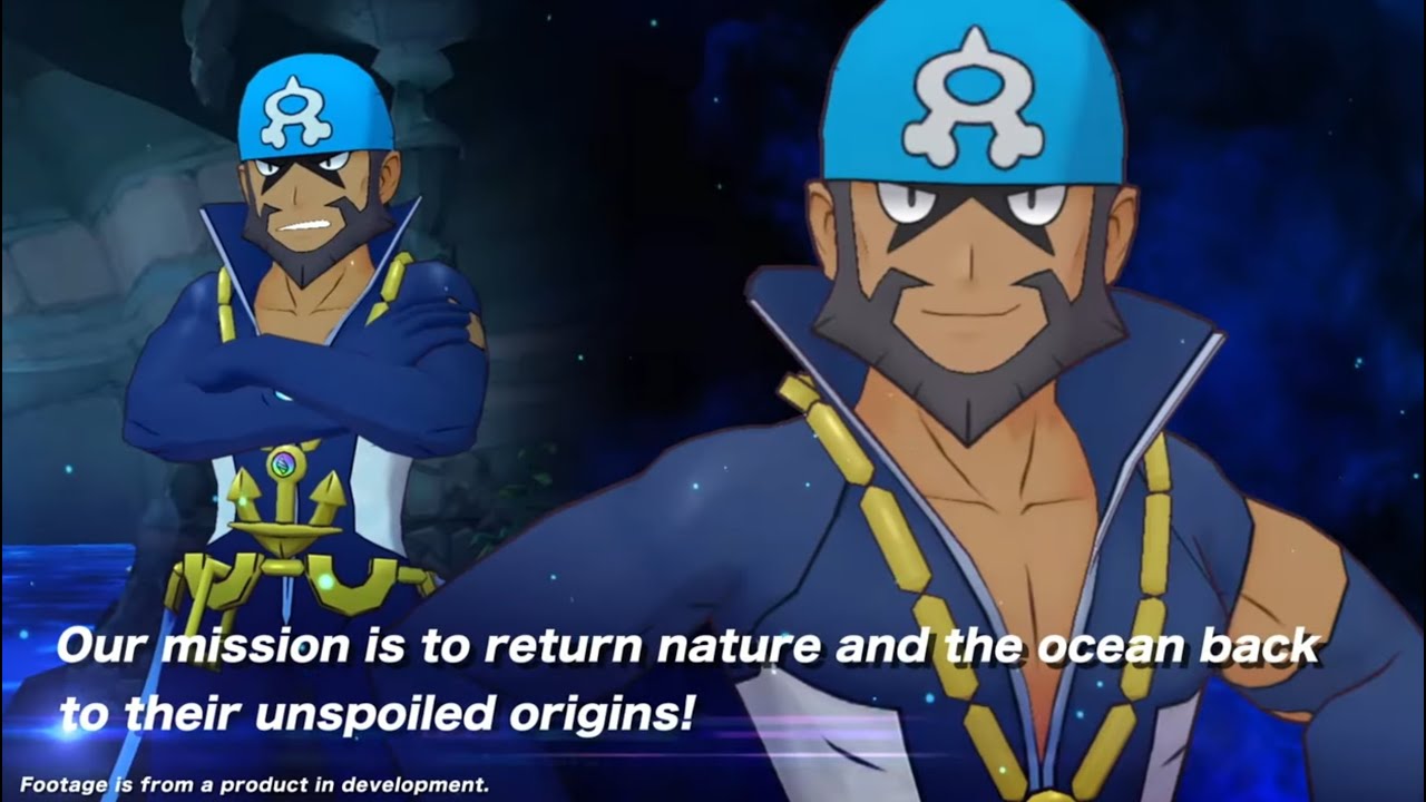 Pokemon Masters EX: A Day With Pirate Ocean Lover Environmentalist Archie & Kyogre