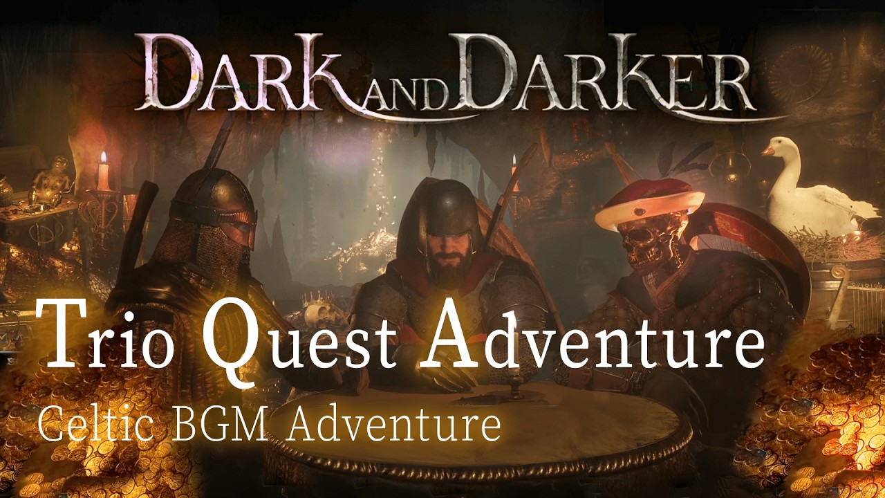 【Dark and Darker】トリオで冒険に行く！｜Celtic BGM Adventure  (クモがでます)