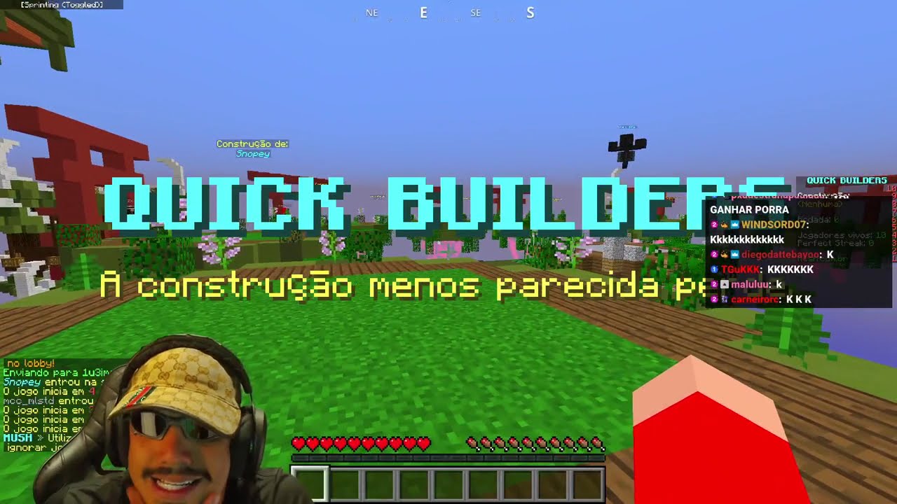 SNOPEY JOGANDO build battle NO MINECRAFT #6