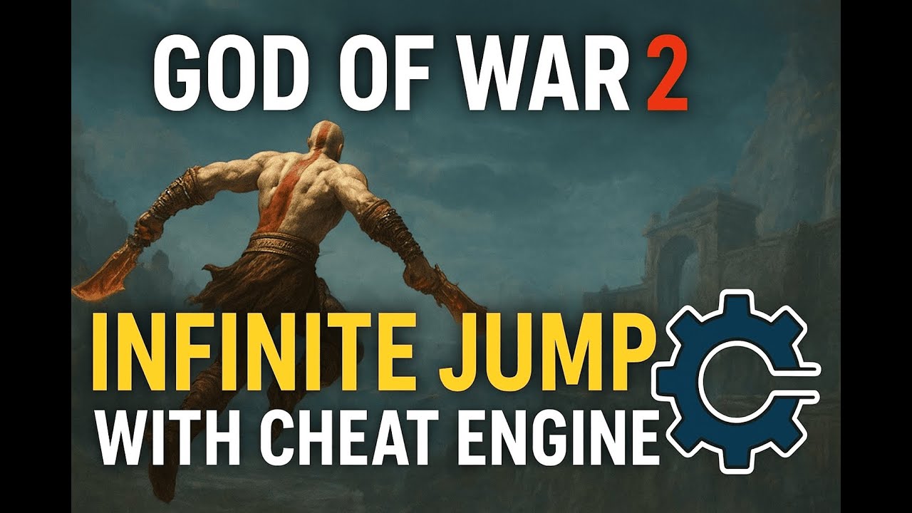 God of war 2 infinite jump with cheat engine.