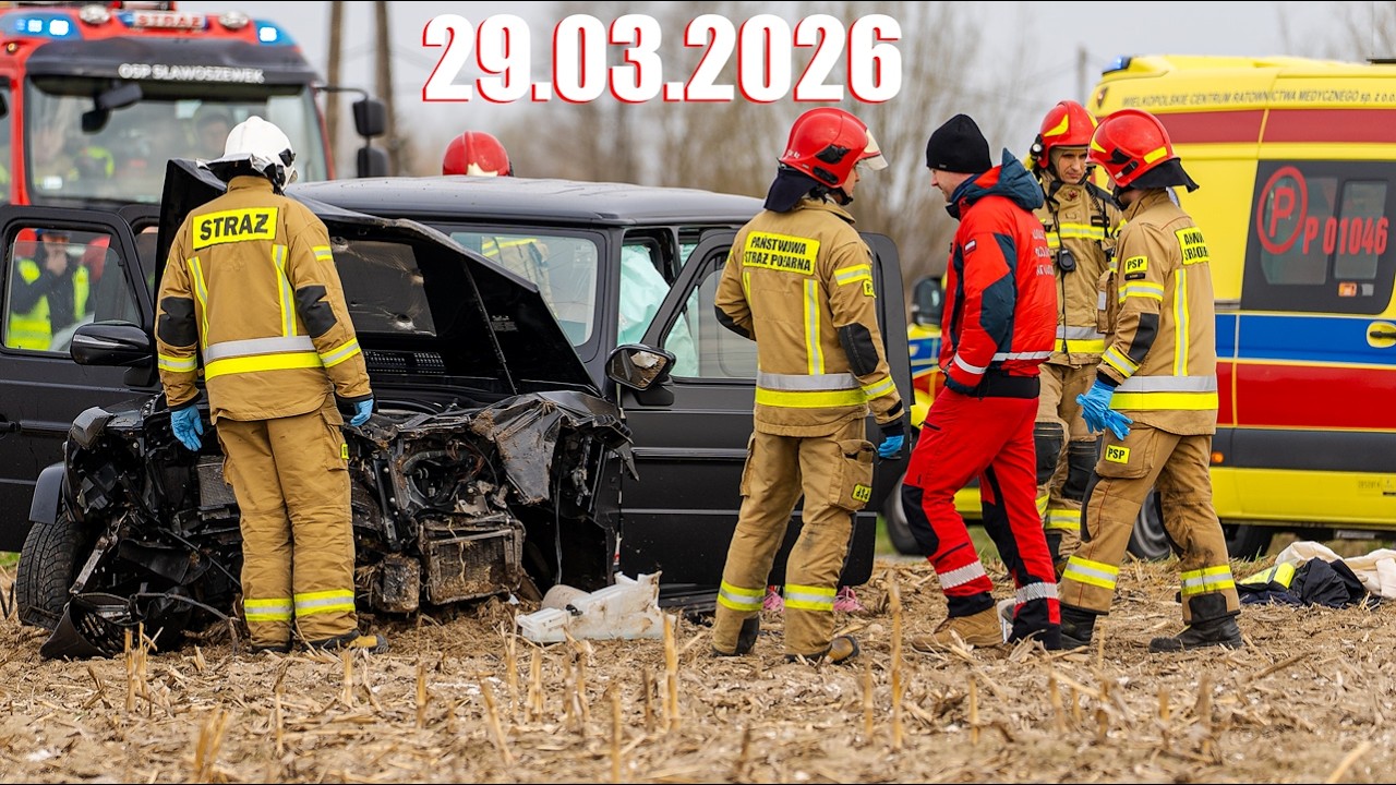 Wypadek Kleczew - Mikołajewo 29.03.2026
