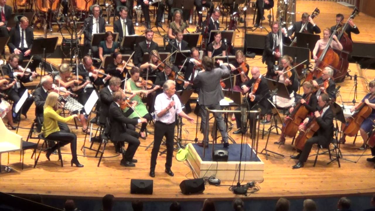 Traditionell avskedsskål - Sven-Bertil Taube och Norrköpings Symfoniorkester 17 augusti 2016