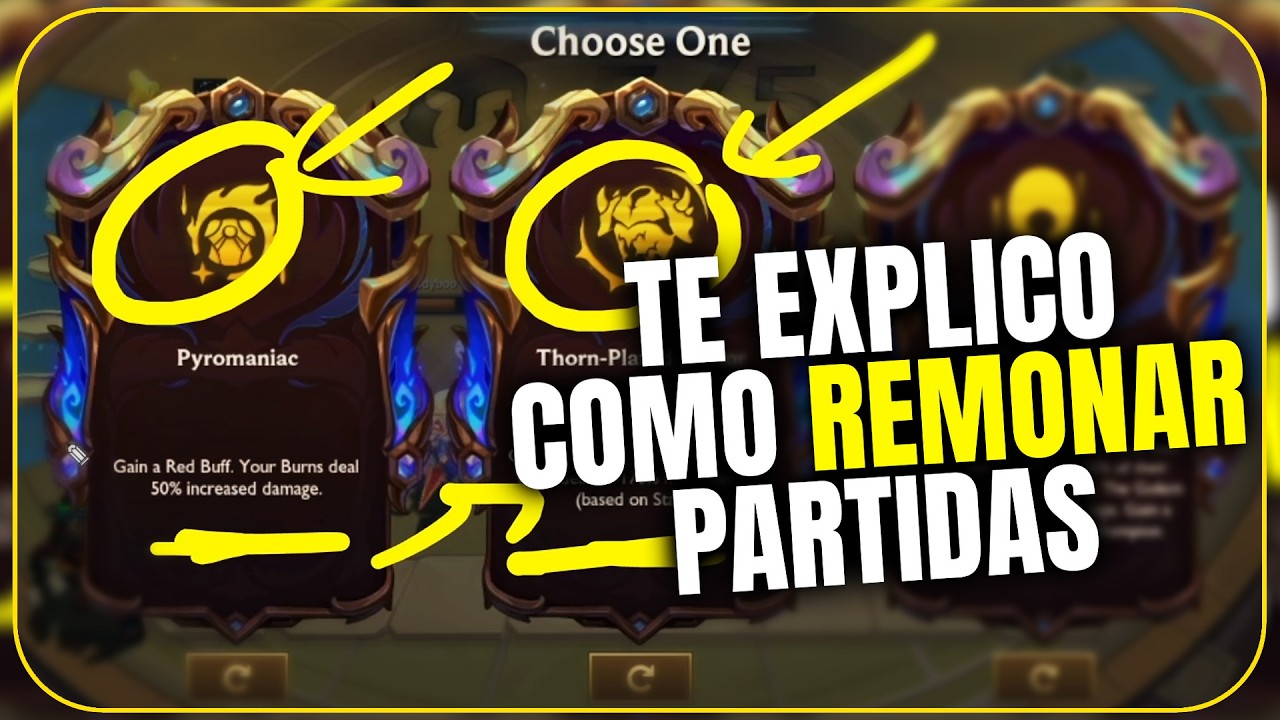 GUIA DE COMO REMONTAR PARTIDAS EN TFT