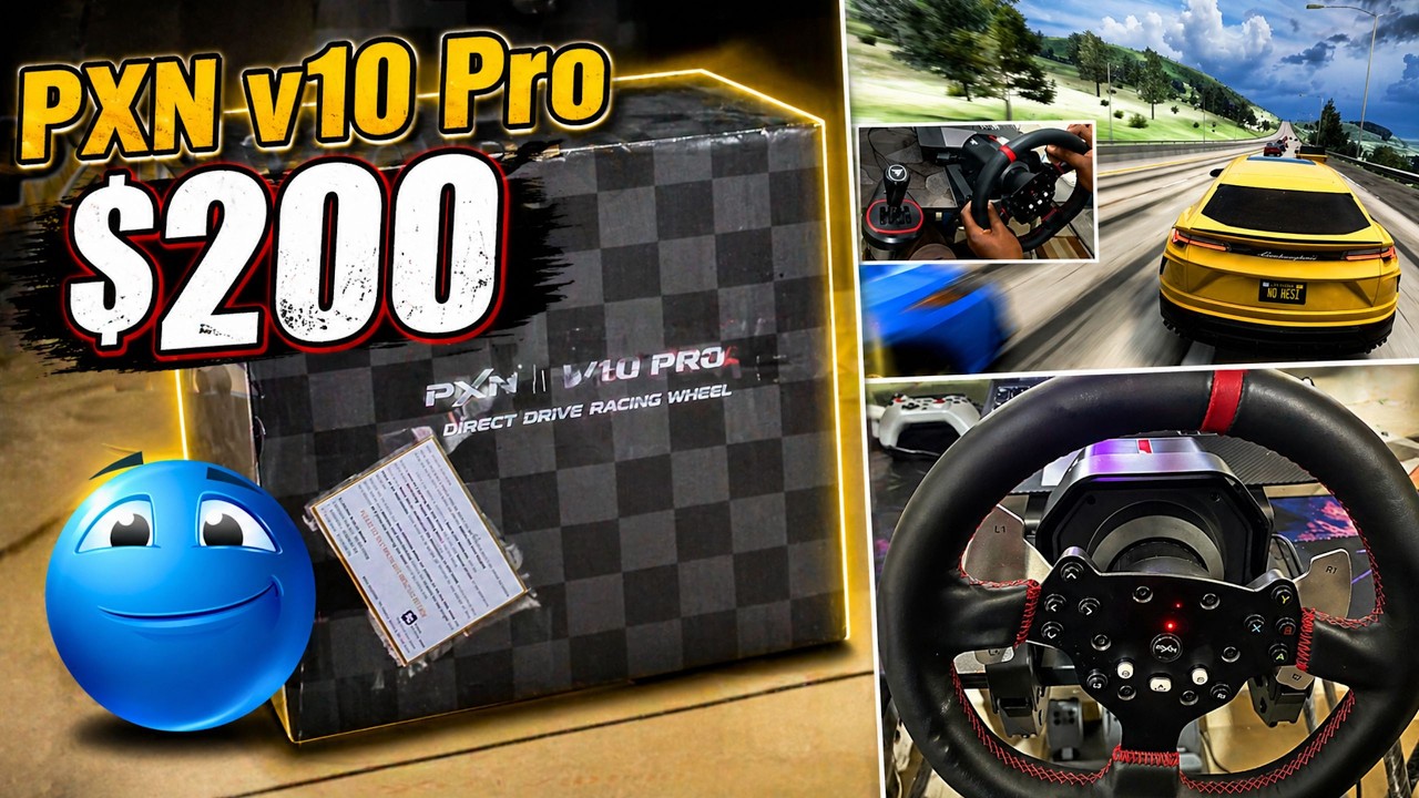PXN v10 PRO (DIRECT DRIVE) Unboxing and Testing