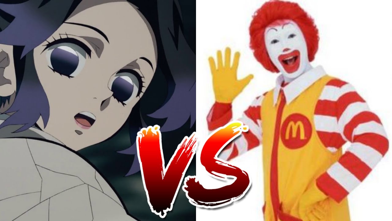 胡蝶しのぶvsドナルド【ドラゴンボール】【鬼滅の刃】