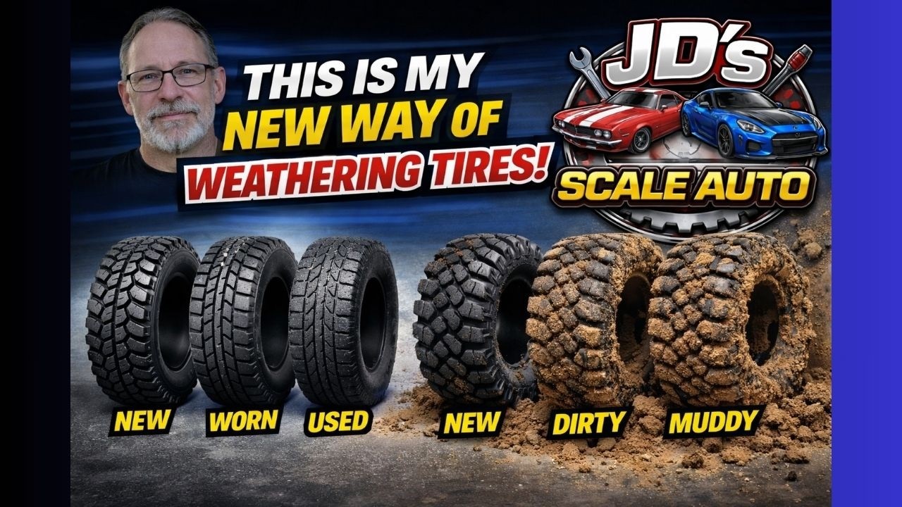 Scale Model Tire Weathering Technique You Need to See