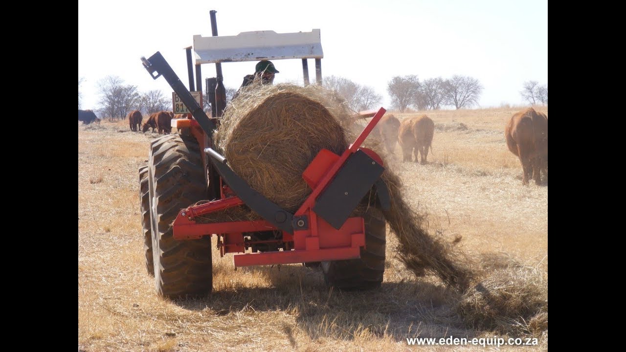 Myburgh hay bale unroller