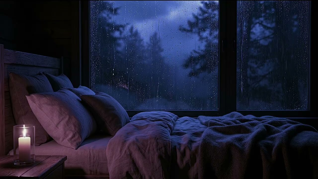 Fall Asleep Fast to Gentle Rain | No Music, No Talking, Just Calm
