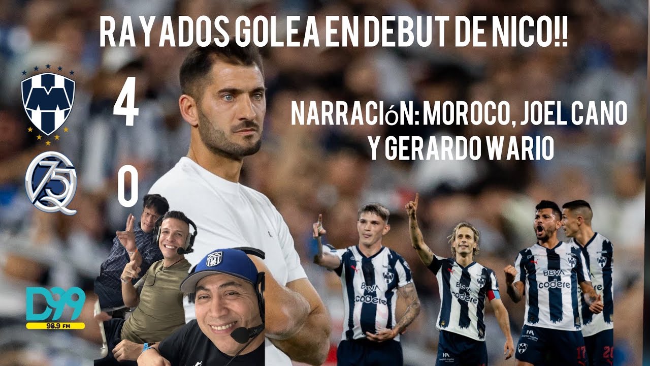 RAYADOS GOLEA A QUERÉTARO EN DEBUT DE NICO SÁNCHEZ COMO D.T.!!