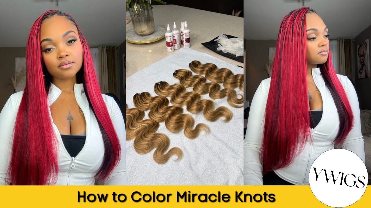 How I dyed Miracle Knots | Feather Crochet | Ft. Ywigs | VandyVanity