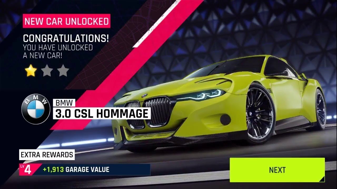 BMW 3.0 CSL Hommage Asphalt 8 Challenge 1st Place