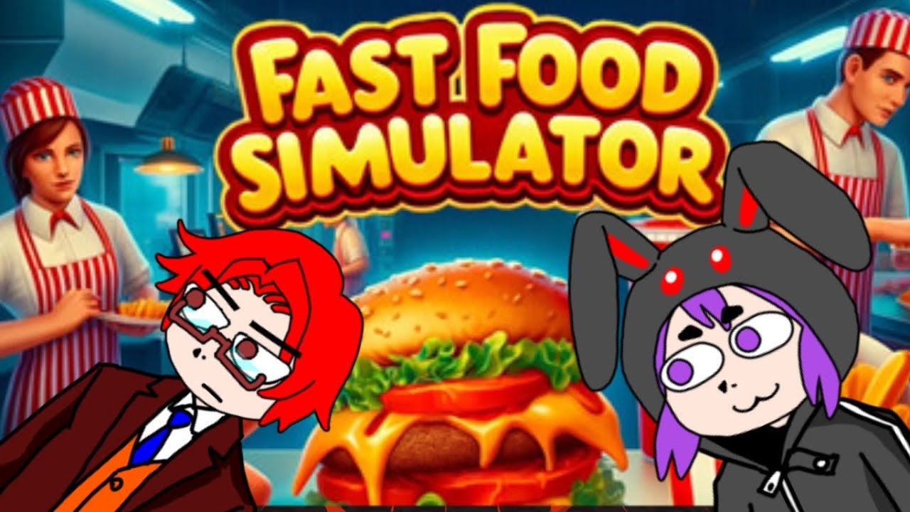 雑談配信#fastfoodsimulator 『落ちるのはソースだけ！がぶっと合格つかみ取れ渡稲河バーガー！！』#KMO放送