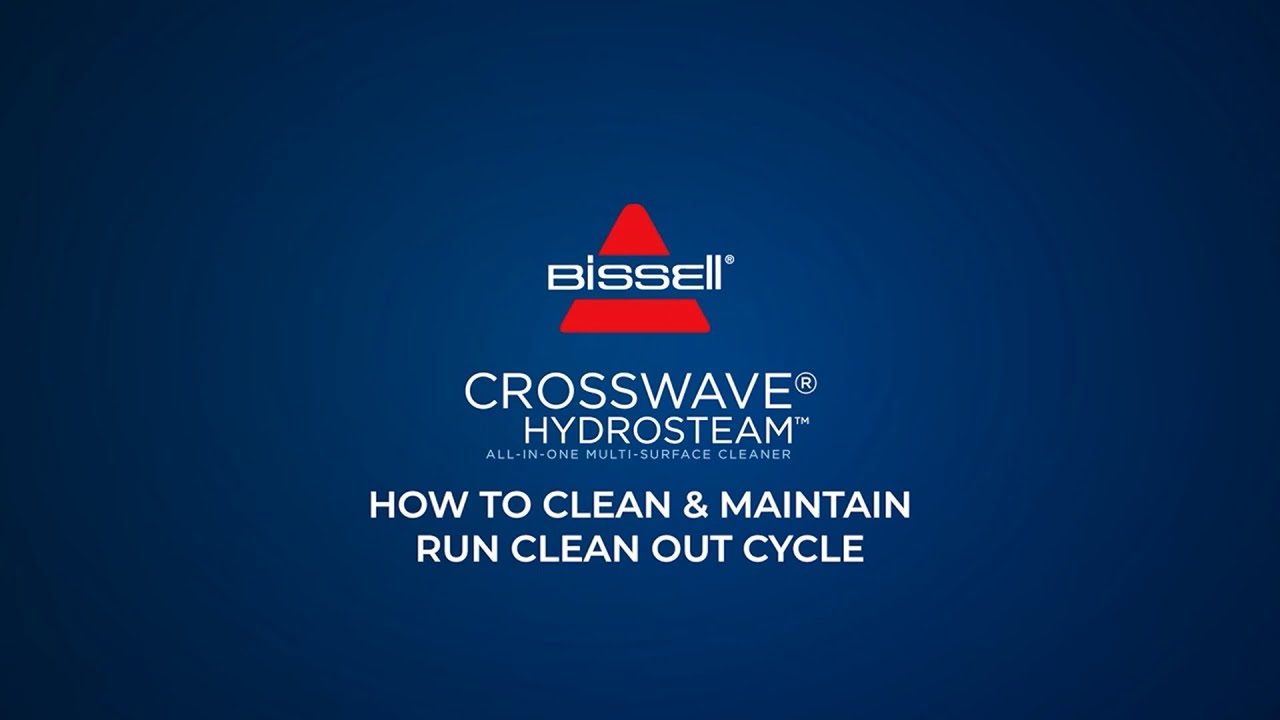 BISSELL CrossWave® HydroSteam™ | How To Clean & Maintain