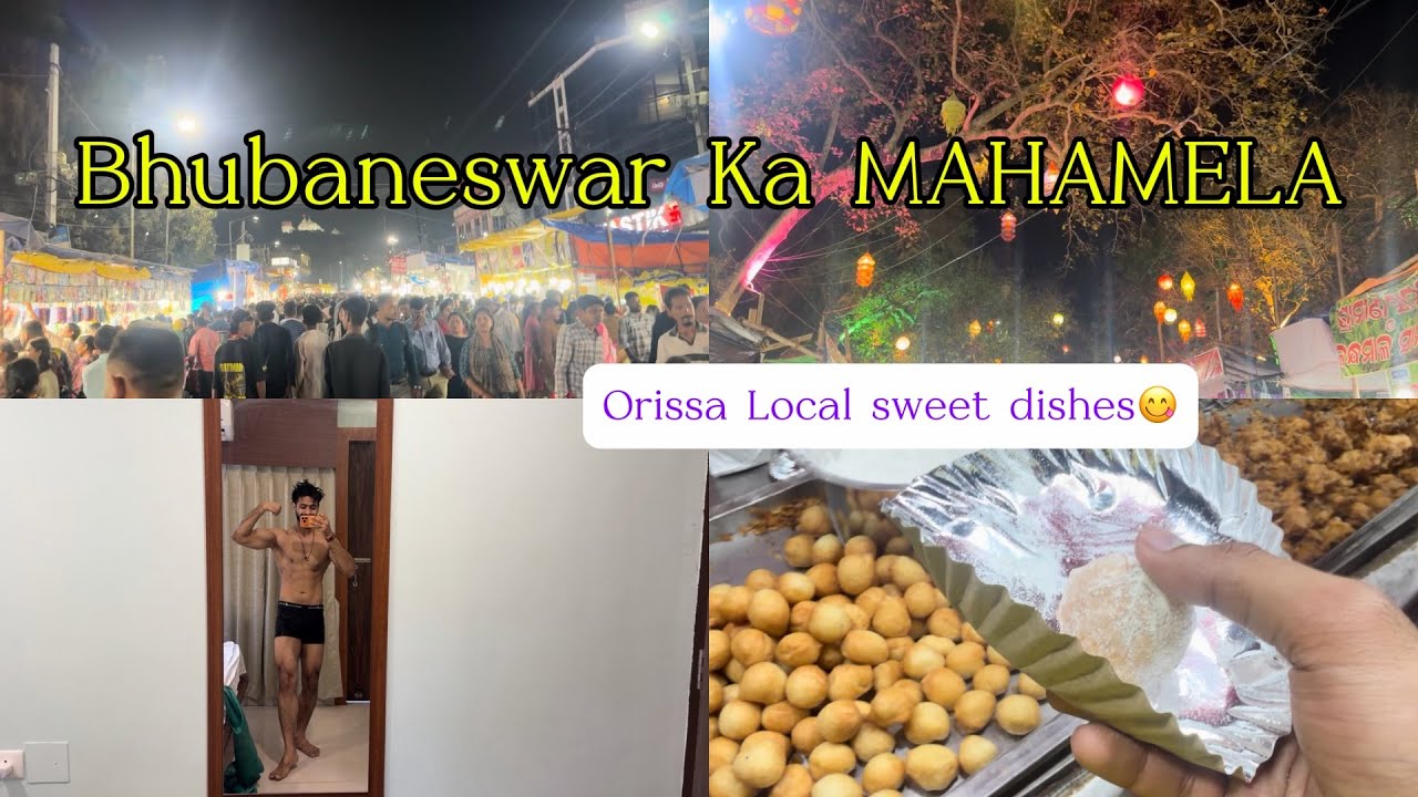 Day-3 Bhubaneswar Ka Mahamela Gud Or Worst??? Local dishes of Orissa😍 Last day of Meeting🥶 